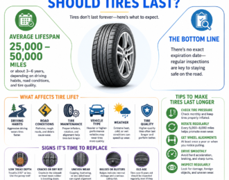infographic on tire longevity